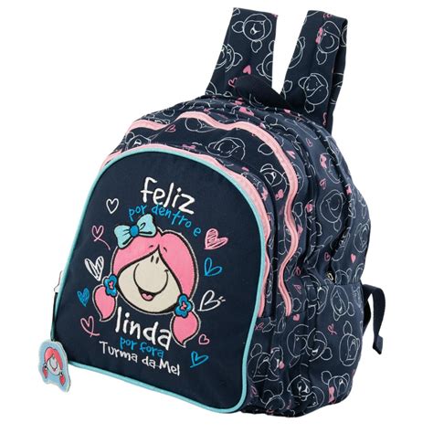 Mochila G Bolso Duplo Linda Lona Algodão