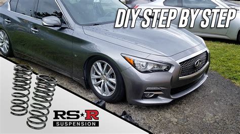 Q50 Lowering Springs Installation Guide Step By Step YouTube