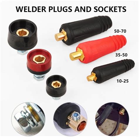 Welding Cable Panel Connector Plug Socket Machine Quick Fitting