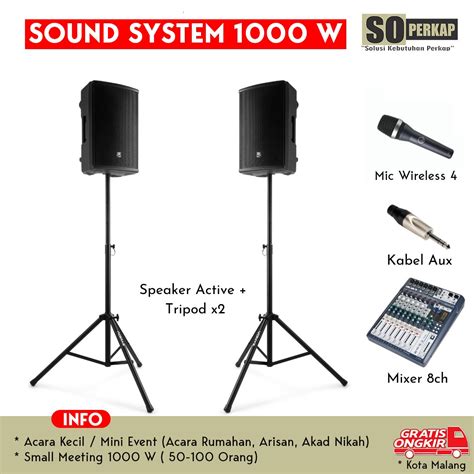 Sewa Rental Sound System Malang Batu Speaker Cocok Untuk Acara Rumahan