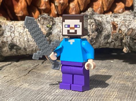 Minecraft Steve Lego Minifigure