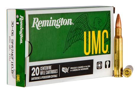 Remington 30 06 Springfield 150 Gr FMJ UMC 20 Box Sportsman S Outdoor