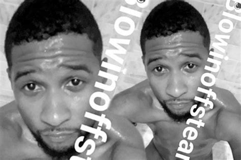 Usher Shared A Naked Selfie Pixelated Left From His Steam Room On Thursday Suni S Blog