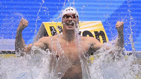 MAXIME GROUSSET CHAMPION DU MONDE DU 100M PAPILLON YouTube