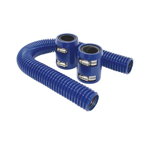 6356 Radiator Hose Kit 24 With Aluminum Caps Red Stainless Steel