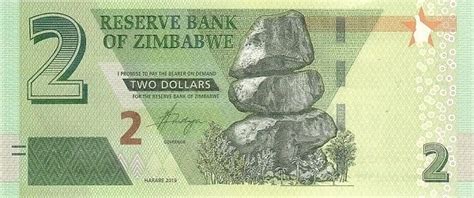 Billete 2 Dollars 2019 Zimbabue Foronum