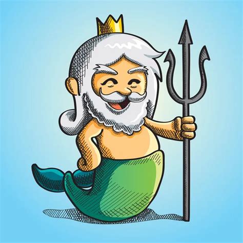 ᐈ Poseidon mitologia griega imágenes de stock dibujos poseidón