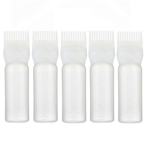 5pcs 120ml Hair Dye Bottle Hair Colouring Comb Emp Vicedeal