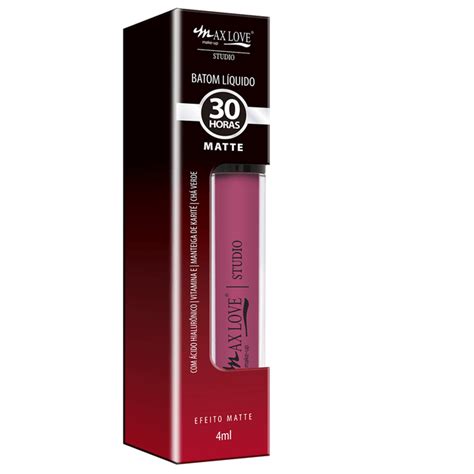 Batom Líquido Matte 30 Horas Max Love BLMX Lets Make Qualquer