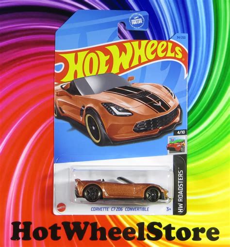 Hot Wheels Corvette C7 Z06 Convertible Red 2023 HW