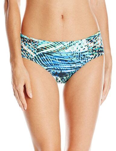 Kenneth Cole Women S Sporty Splice Side Hipster Swim Bikini Bottom