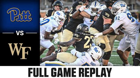 Pitt Vs Wake Forest Full Game Replay 2023 ACC Football YouTube