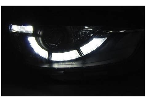 Juego De Faros Delanteros Mazda Cx5 11 15 Negro True Drl