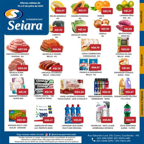 Seiara Supermercado Econ Mico Confira O Novo Folheto De Ofertas Da