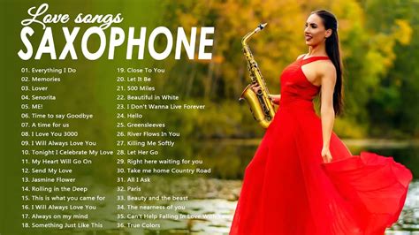 Greatest 100 Romantic Saxophone Love Songs Best Relaxing Saxophone