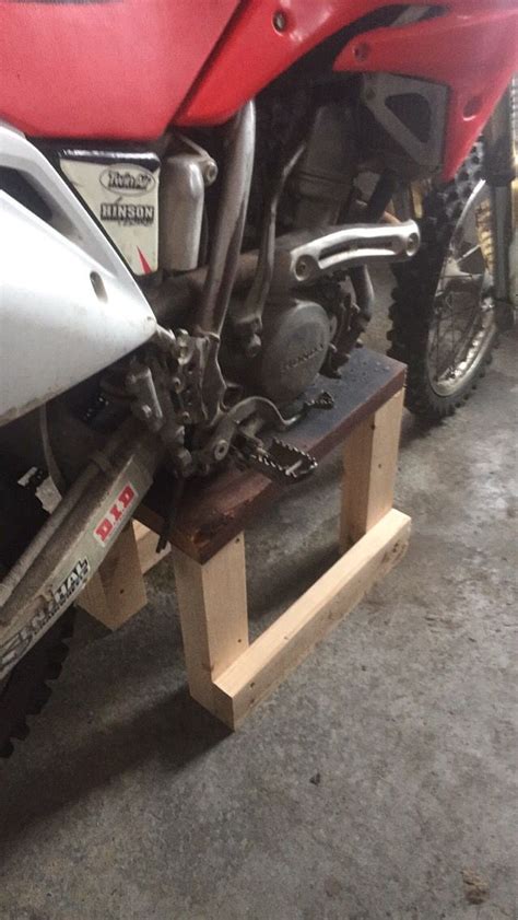 Wooden Dirtbike Stand Diy Design Projects Projects To Try