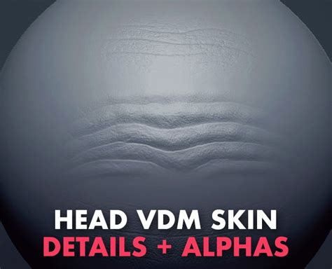 Head VDMSkin Detail Brushes Alphas FlippedNormals