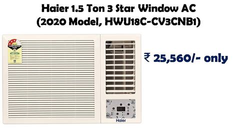 Haier Ton Star Window Ac Copper High Density Filter Model