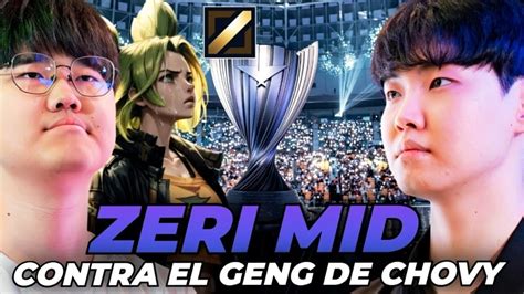 Por PRIMERA VEZ Se Juega ZERI MID En COREA Contra CHOVY GenG Vs