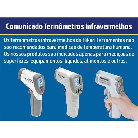 Qual Melhor Termometro Infravermelho - Termômetro Infravermelho 550°C HT-550 Hikari - Raisa