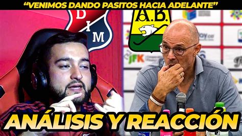 Análisis y reacción rueda de prensa Medellín 1 vs 0 Bucaramanga 2024