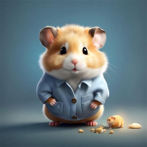 Premium Ai Image Hamster Illustration Ai Generative