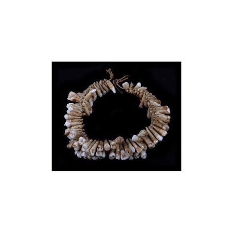 Tribal Real Human Teeth Ornament/Chain - Tooth Jewellery