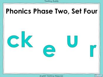 Phonics Letters And Sounds Ck E U R By The Teaching Buddy