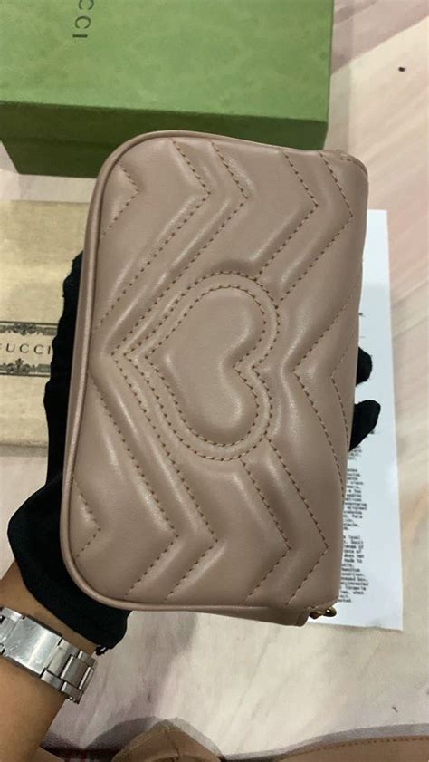 Gucci Marmont Supermini Nude On Carousell