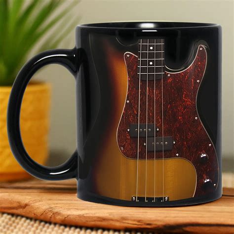 Guitar Bass Mug Guitar T For Men Music Lover Mug Guitar Ts Vintage Guitar