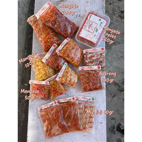 Jual Mangade Makaroni Mie Lidi Ulir Basreng Pedas Shopee Indonesia