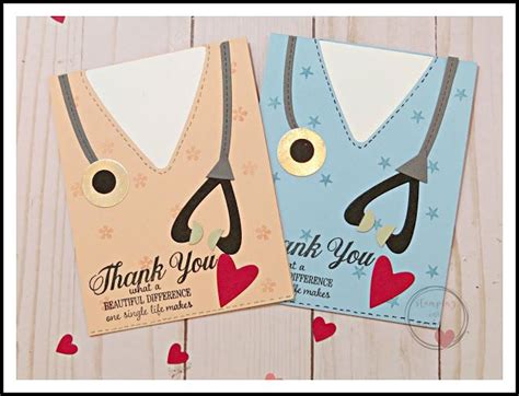 Handmade Thank You Card For Nurses And Doctors