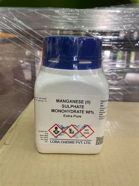 Manganese Ii Sulfate Monohydrate Lab Grade