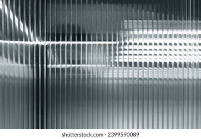 Translucent Polycarbonate Wall Panels Pattern Texture Stock Photo