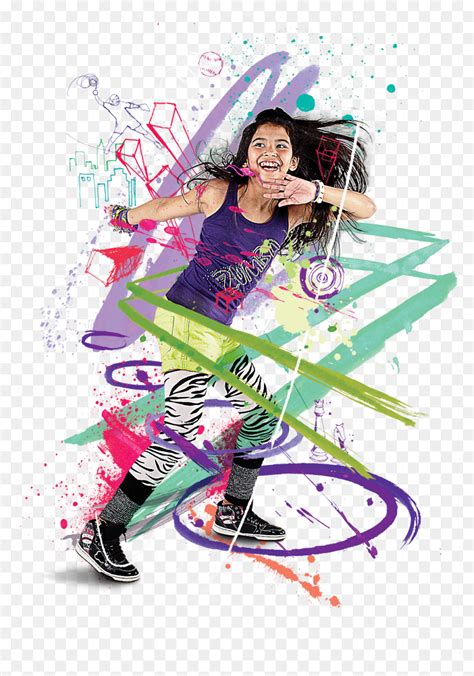 Transparent Zumba Dancer Clipart - Zumba Kids Png, Png Download - vhv