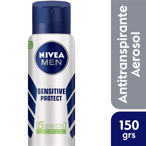 Desodorante Nivea For Men Sensitive Aerosol X 150 Ml Nivea