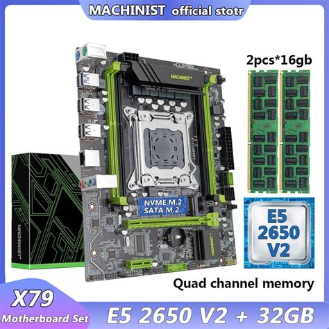 Buy Machinist X99 MR9A PRO Motherboard With Xeon E5 2666 V3 CPU And