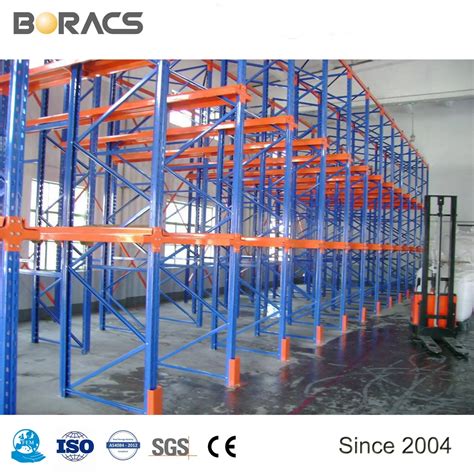 Heavy Duty Push Back Shelf Racking Drive In Pallet Roller Rack System