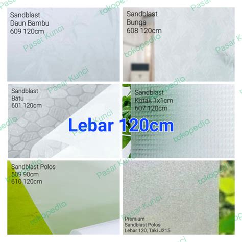 Jual Sticker Kaca Sandblast Stiker Sanblast Es Buram White Solid