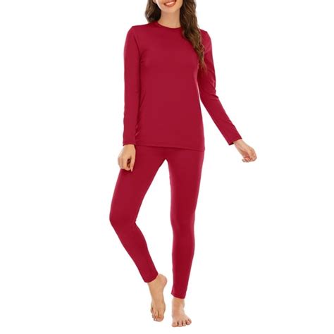 American Trends Thermal Underwear For Women Long Johns Women With Fleece Lined Base Layer Women