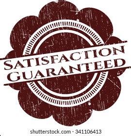 Satisfaction Guaranteed Rubber Stamp Stock Vector Royalty Free