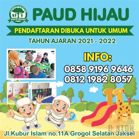 Jual Cetak Spanduk Banner Sekolah Penerimaan Siswa Paud Tk Kober