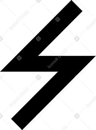 Lightning sign PNG, SVG