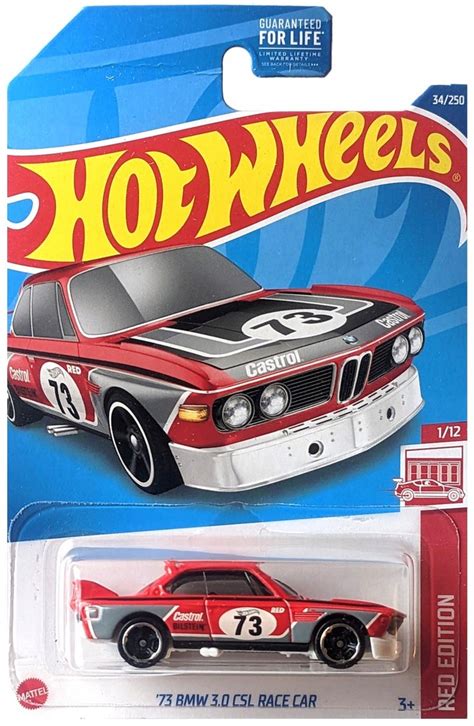 HOT WHEELS BMW CSL RACE CAR RED EDITION Oficjalne Archiwum Allegro