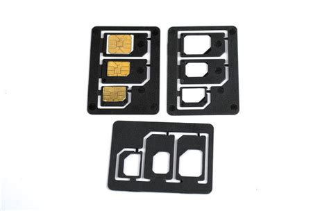 Multifunction 3 In 1 Micro SIM Adapter 250pcs In A Polybag