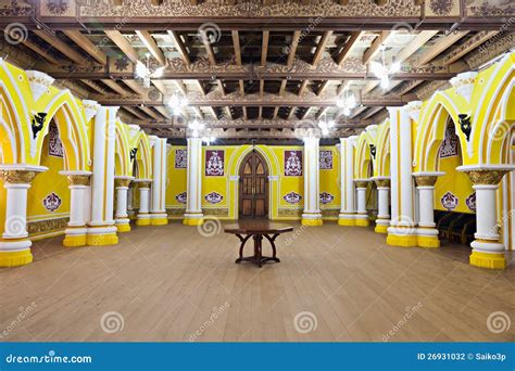 Inside Bangalore Palace stock photo. Image of chair, european - 26931032