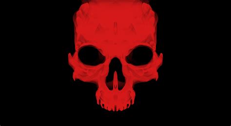 Red Skull Red Skull Skulls Drawings Quick Art Art Background