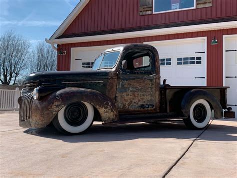 1946 Chevy 350 V8 Powered Bad Ass Slammed Hotrod Patina Ratrod Shop