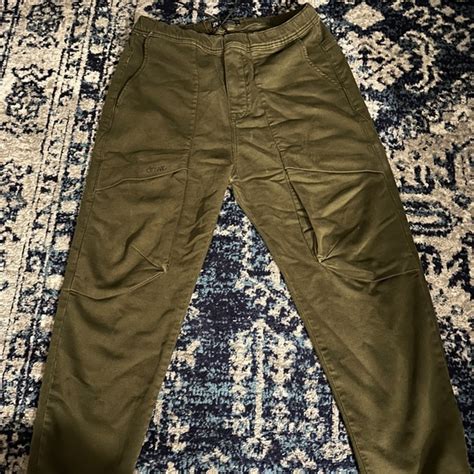 Zara Pants Zara Dnwr Pants Dark Olive Cargo Drawstring Jogger Poshmark