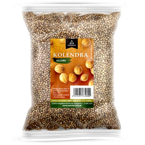 KOLENDRA ZIARNO całe kulki kolendry nasiona 250 g 13935677464 Allegro pl